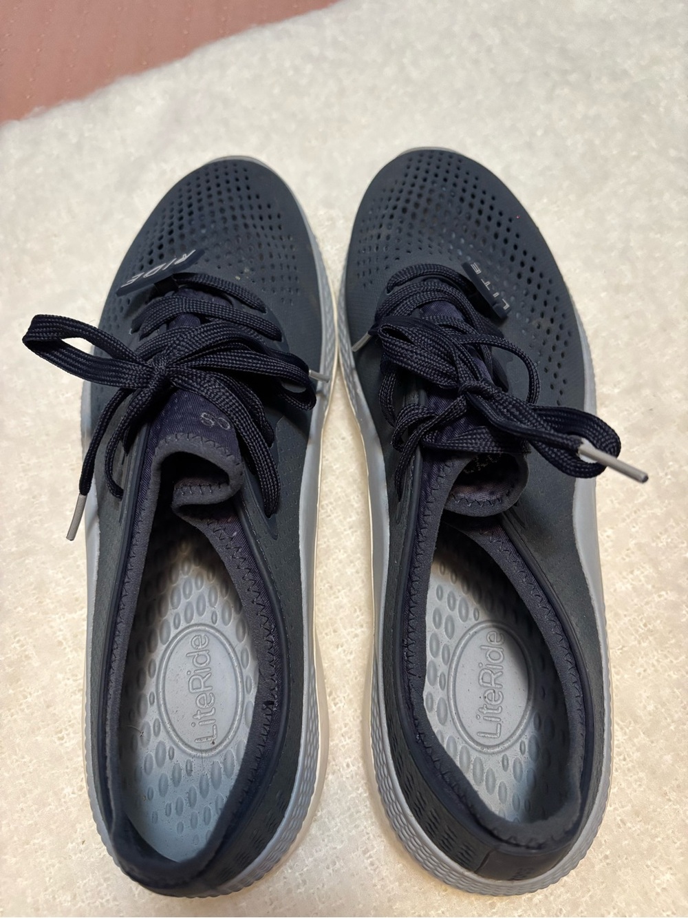 CROCS Men's Navy Blue Athletic Shoes